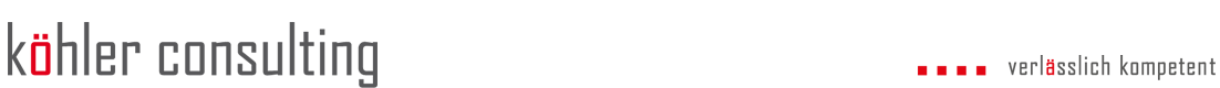 Logo köhler consulting