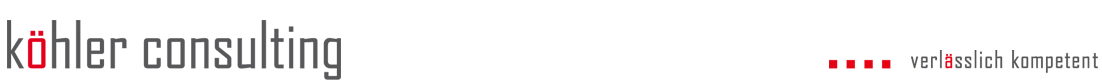 Logo köhler consulting